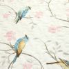 Full/Queen Reversible Lightweight Polyester Floral Birds 3 Piece Quilt Set