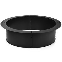 36 Inch Round Steel Fire Pit Ring Liner Wood Burning Insert