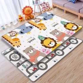 Baby Play Mat for Floor, Reversible Foam Play Mat for Baby, Non-Toxic Baby Floor Mat, Haute Collection Crawling Mat, Rolling Kids Play Mat