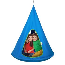 VEVOR Kids Nest Swing Chair, Hanging Hammock Chair with Adjustable Rope, Hammock Swing Chair for Kids Indoor and Outdoor Use (39" D x 52" H)