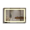 Bathroom Vanity LED Lighted Mirror-(Horizontal/Vertical with double bond)-36*28in - as Pic