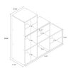 11" 3-2-1 Cube Organizer Shelf - White