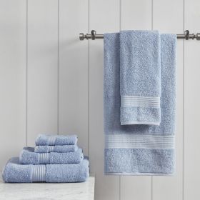 6 Piece Organic Cotton Towel Set (Color: as Pic)