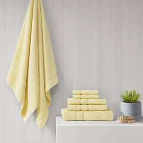 100% Turkish Cotton 6 Piece Towel Set (Color: as Pic)